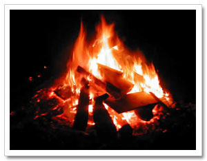 Open fire